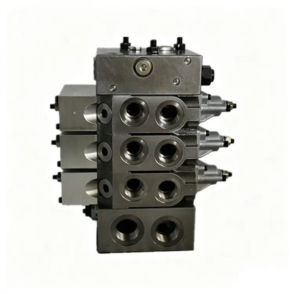 Excavator M4 Multiplex Hydraulic Control Valve Block 3M4-15 Load Sensitive Multi Way Main Control Valve