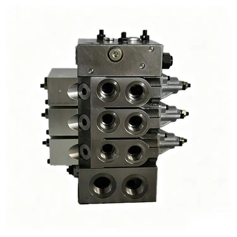 Excavator M4 Multiplex Hydraulic Control Valve Block 3M4-15 Load Sensitive Multi Way Main Control Valve