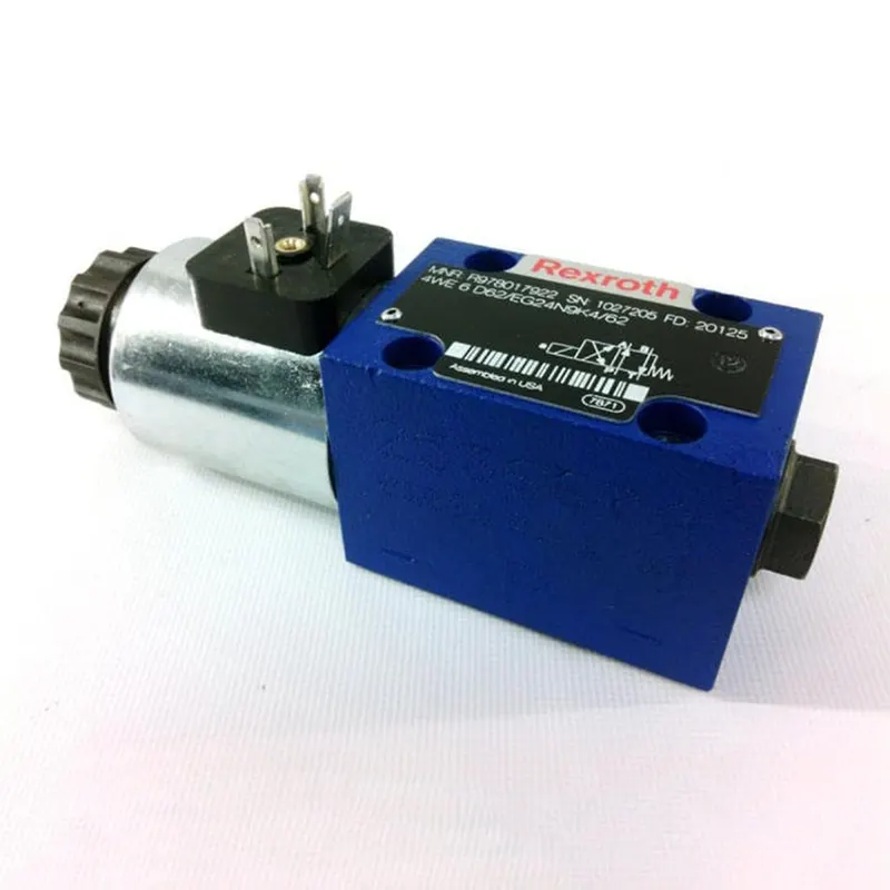 Rexroth 4WE Series Hydraulic Directional Control Solenoid Valve 4WE6 D62/EG24N9K4 Iron Material